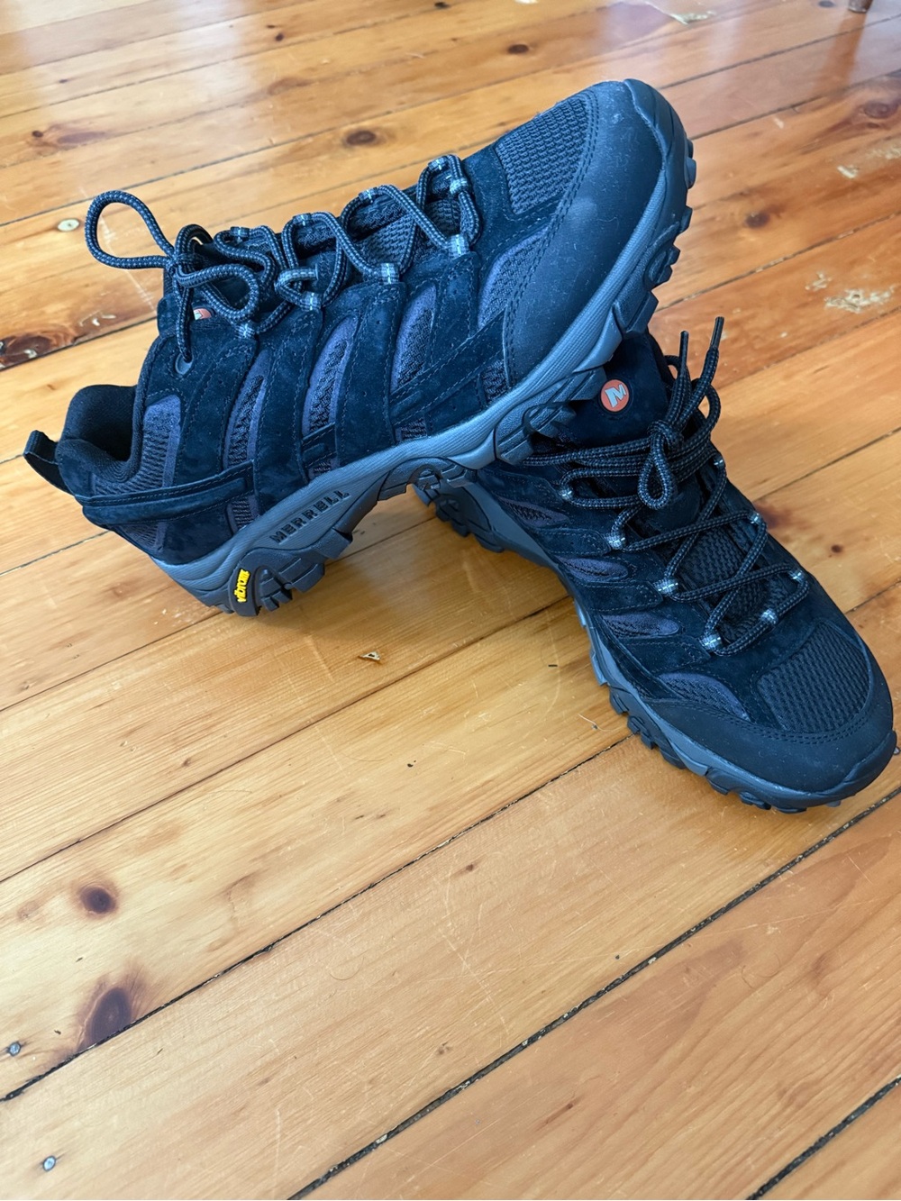 Merrell Moab 2 Comfort NEW Lightweight Mens Black Night Size US 12 Sneaker